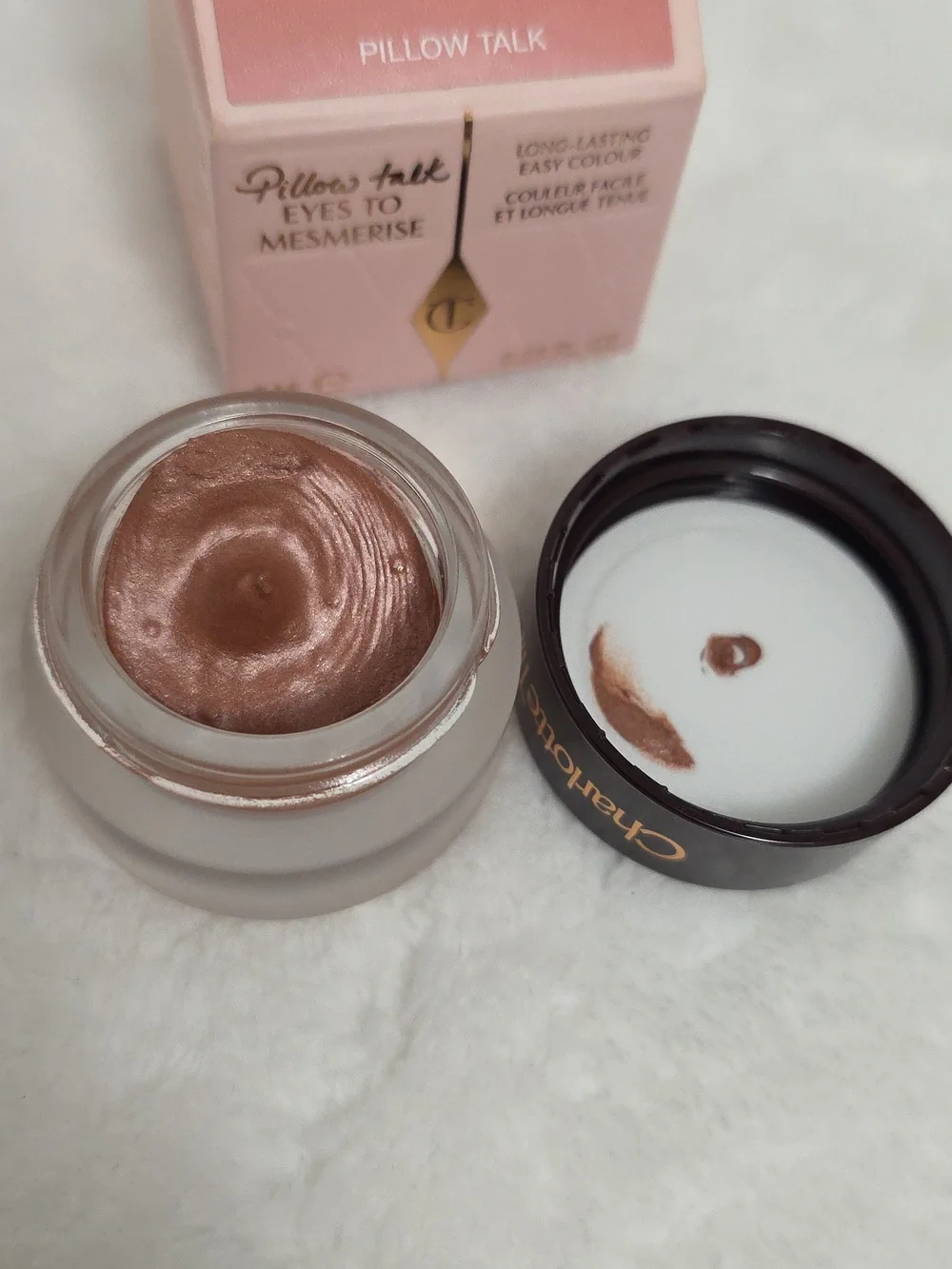 NIB Charlotte Tilbury Eyes to Mesmerize Cream Eyeshadow in Pillow Talk